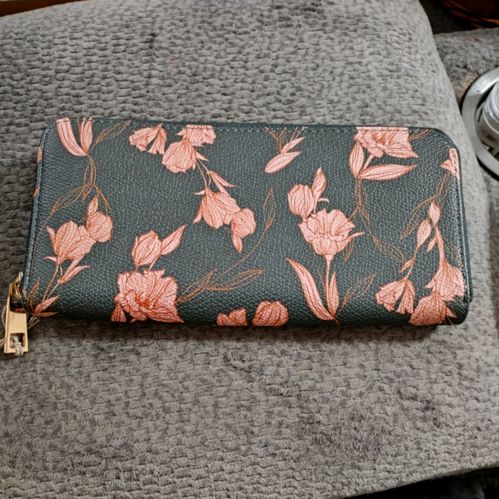Target Floral Zippy Coin Wallet.